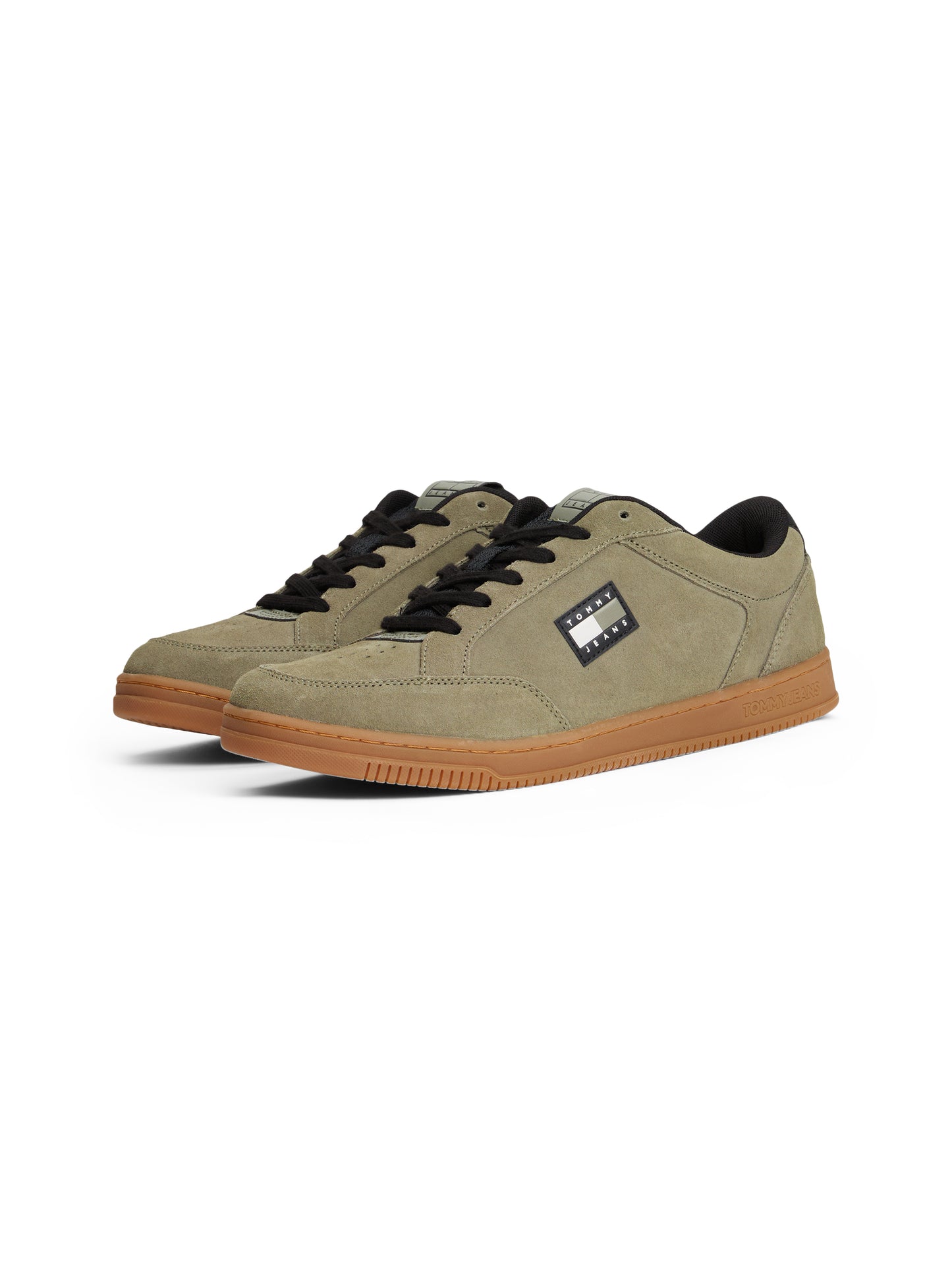 Suede Cupsole Trainers - Utiltiy Sage