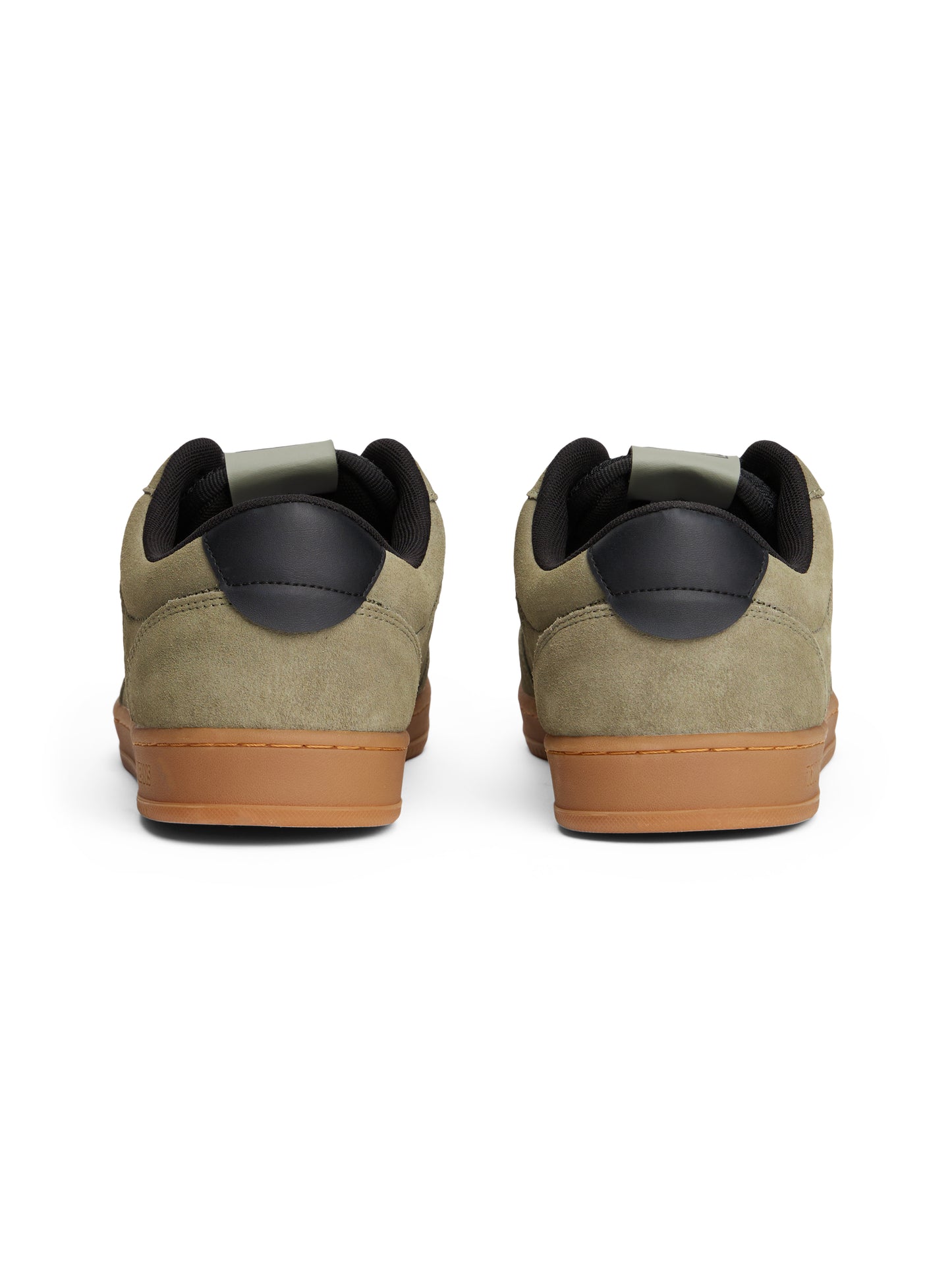 Suede Cupsole Trainers - Utiltiy Sage