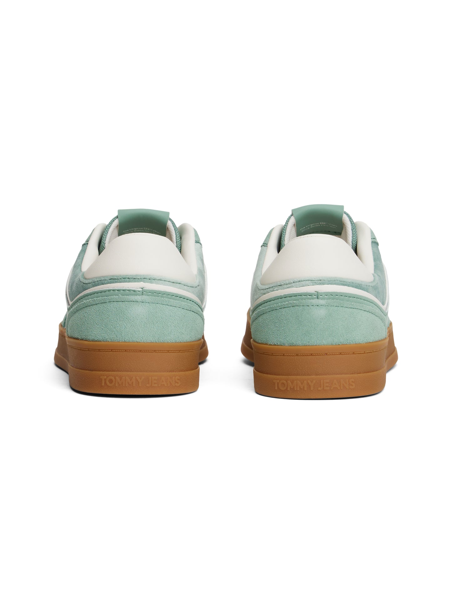 The Greenwich Suede Mixed Texture Trainers - Dusty Fern