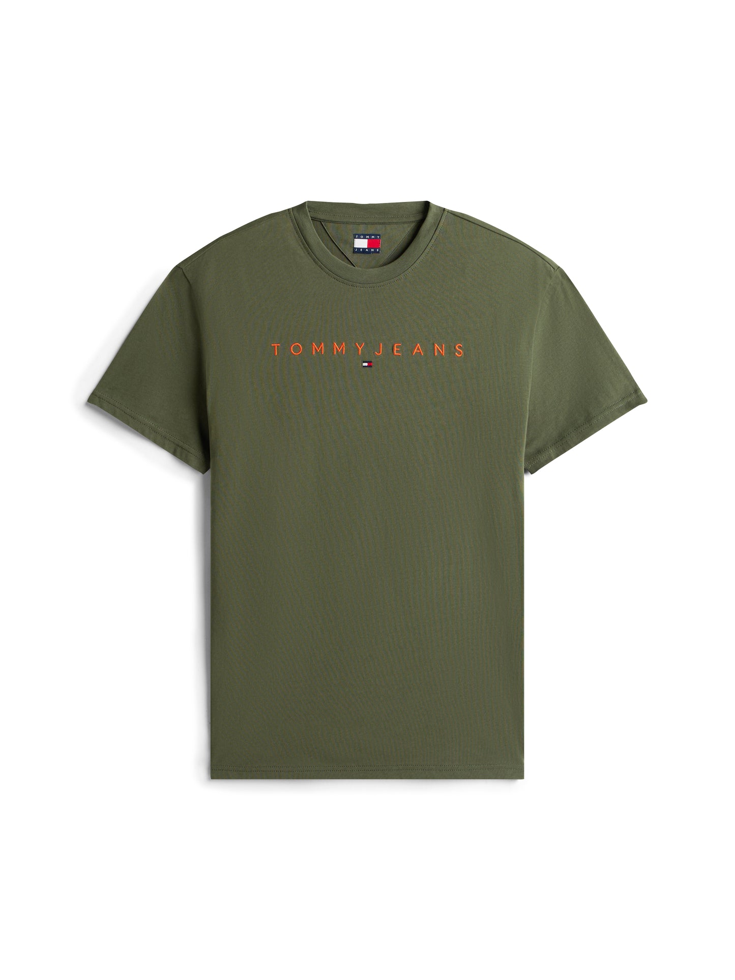 Linear Logo Regular Tee - Pewter Green Multi