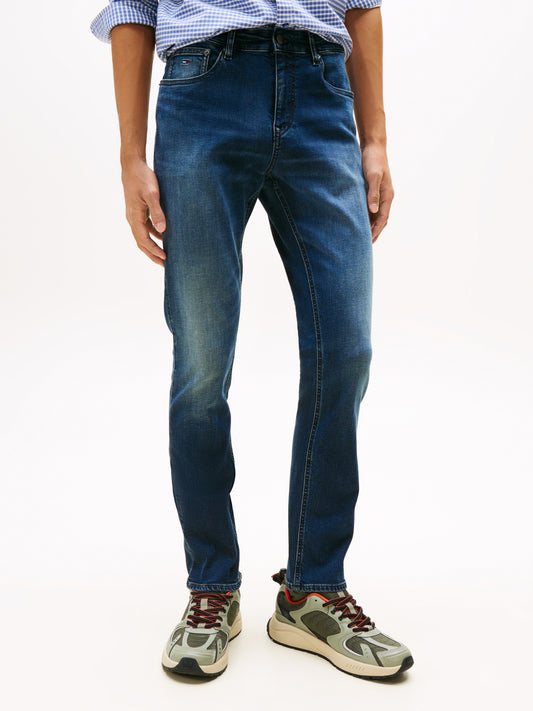 Scanton Faded Slim Jeans - Denim Dark