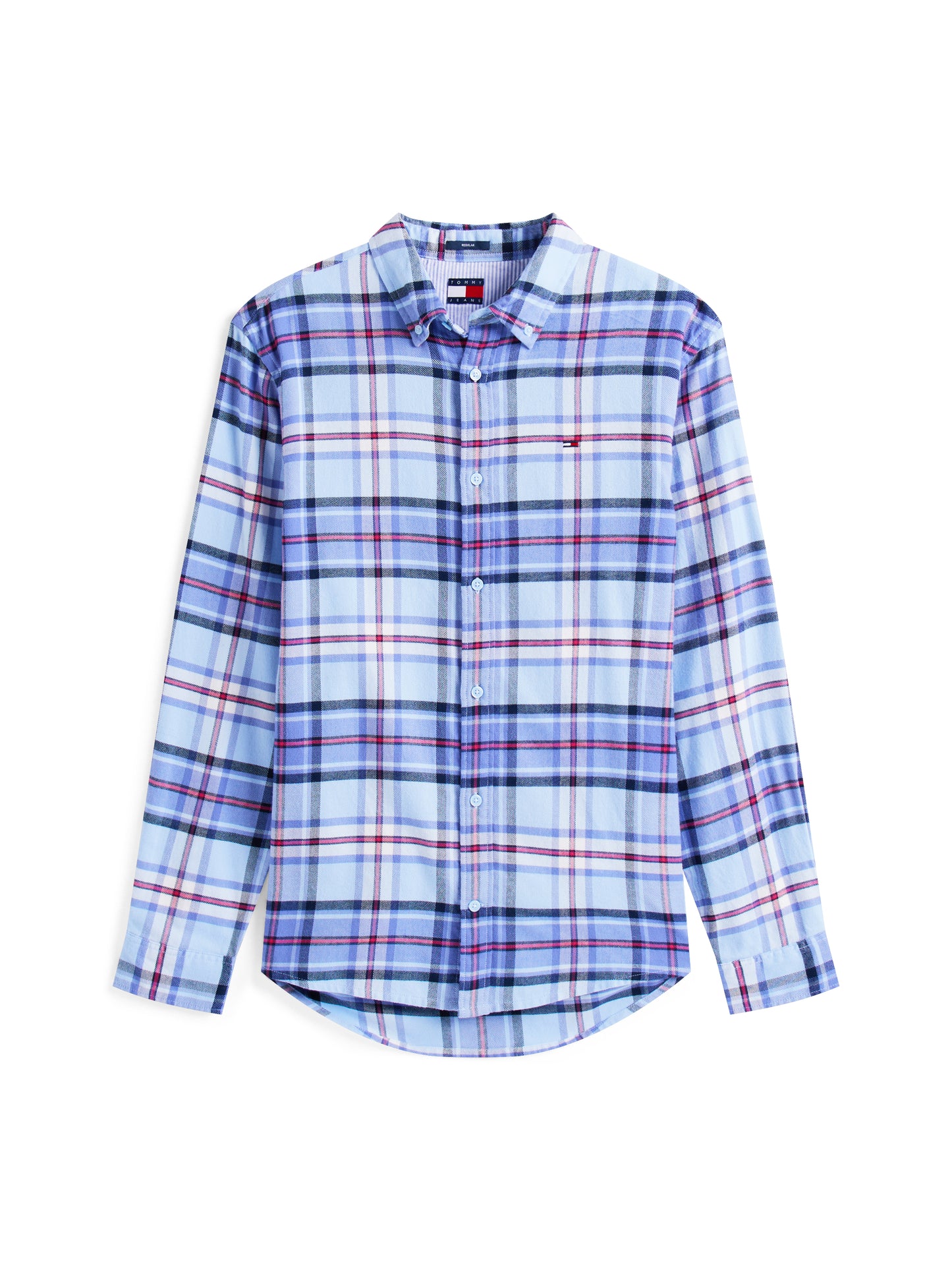 Regular Fit Check Flannel Shirt - Light Powdery Blue