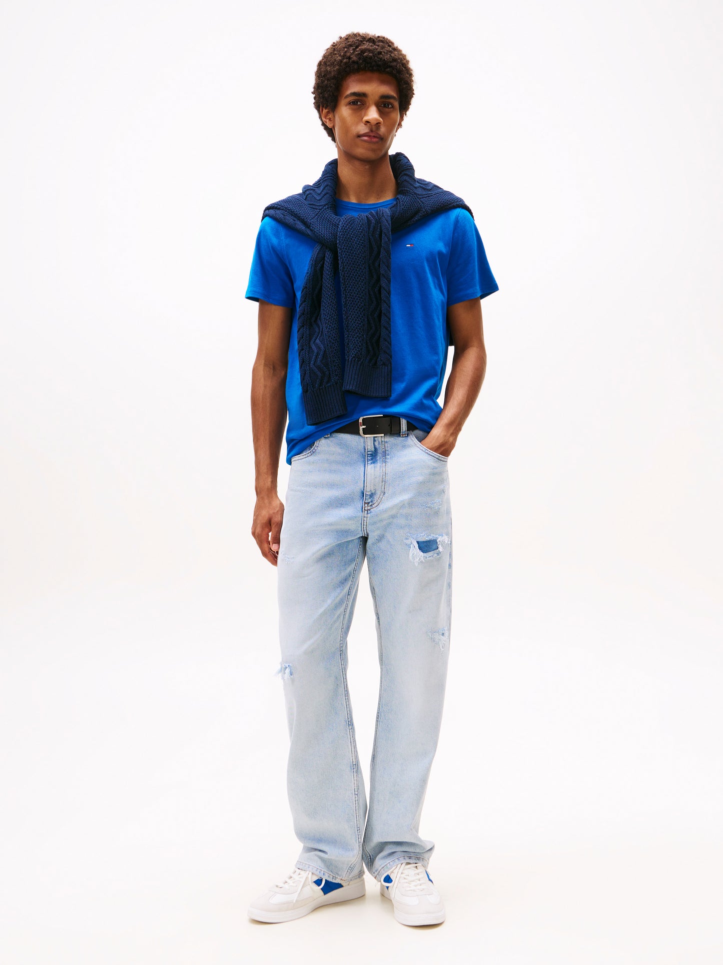 Extra Slim Jersey Tee - Vibrant Indigo
