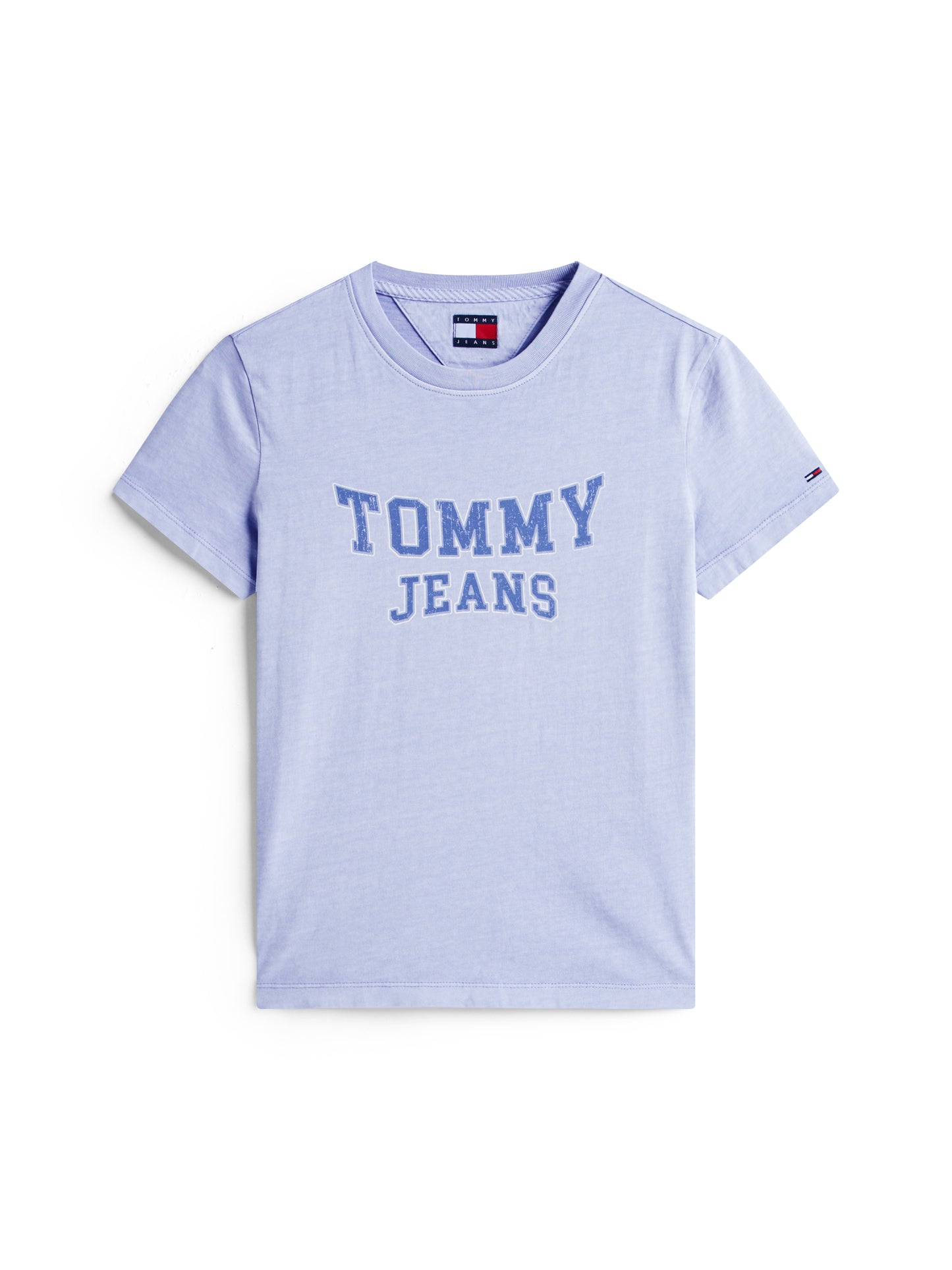 Varsity Crew Neck T-Shirt - Vintage Iris