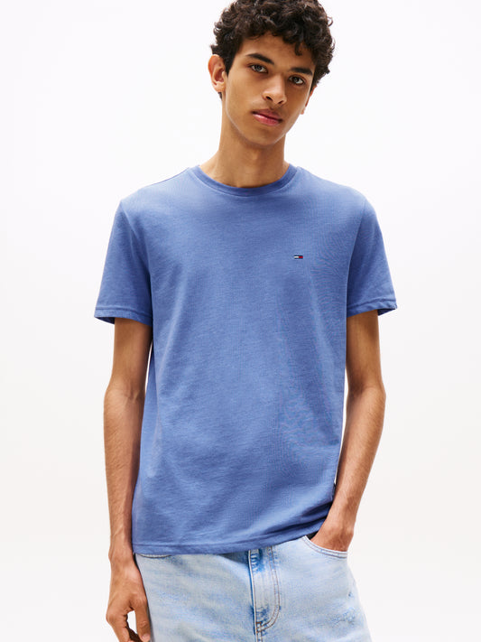 Slim Jasper Heather Tee - Soft Sapphire Heather