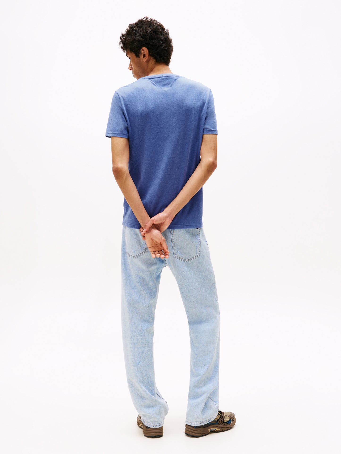 Slim Jasper Heather Tee - Soft Sapphire Heather