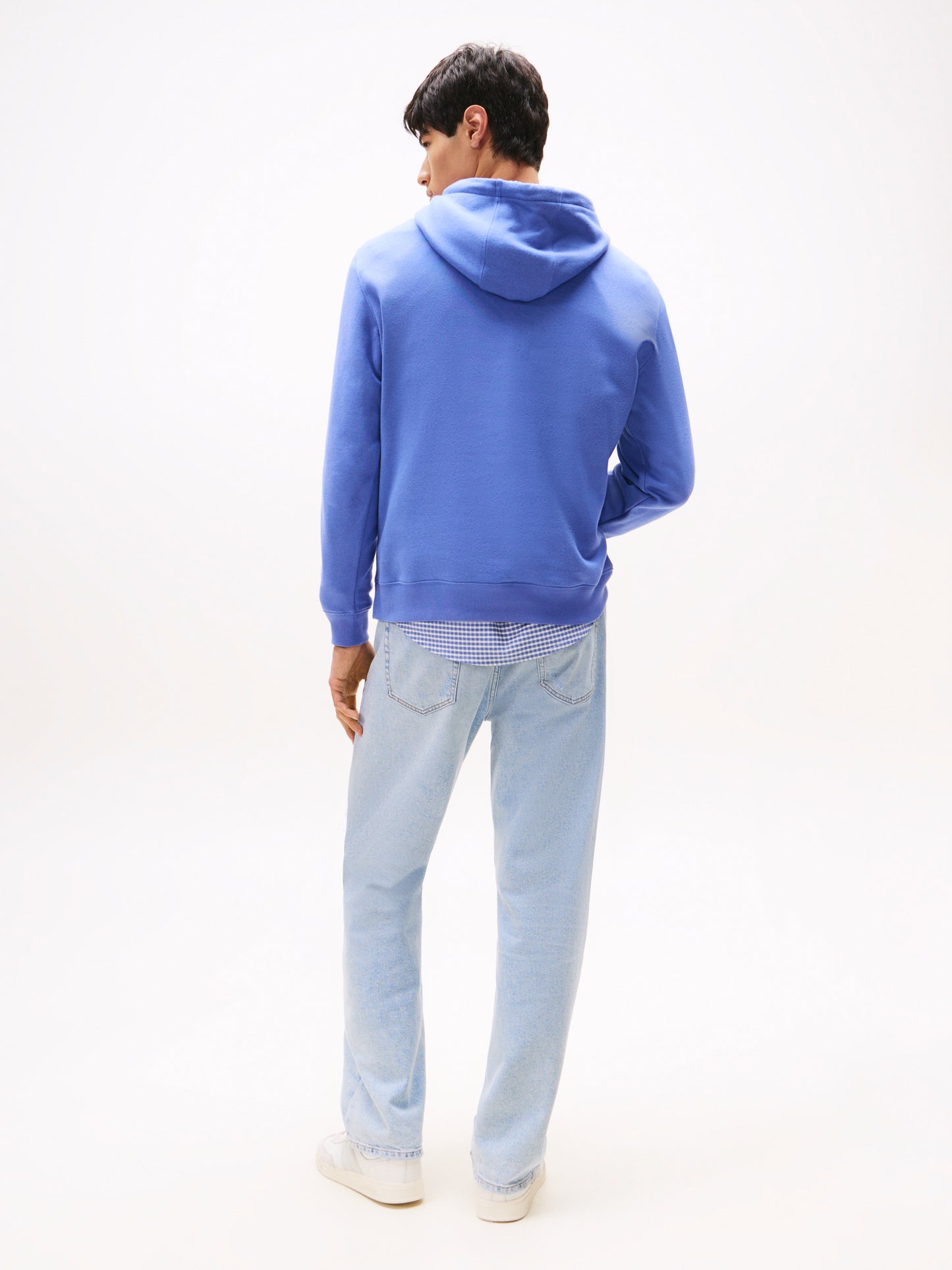 Brushed Fleece Hoody - Soft Sapphire