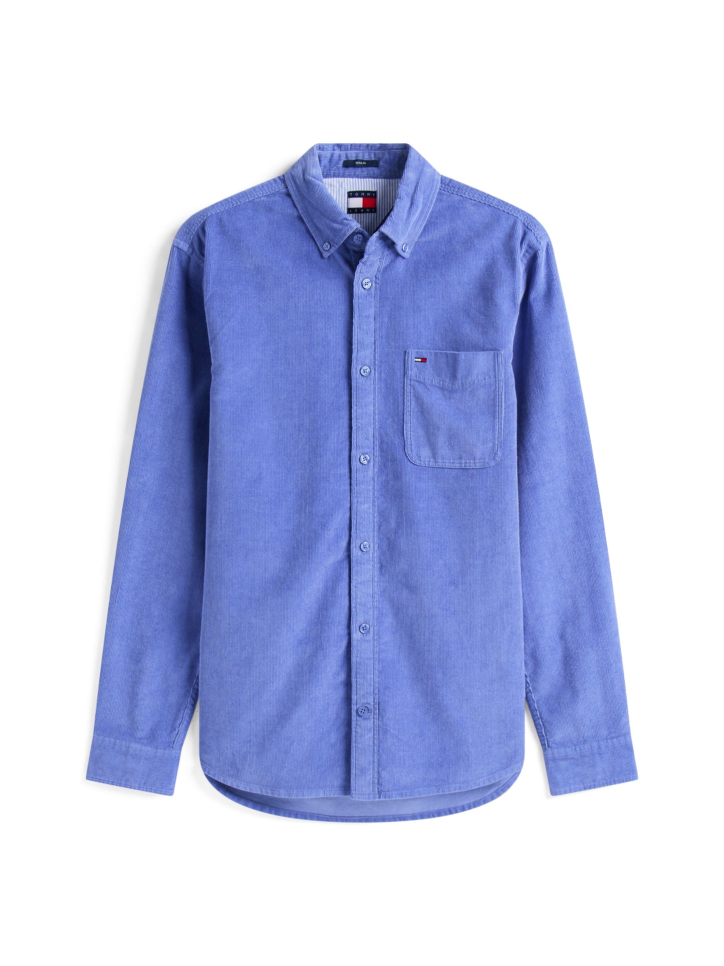 Regular Fit Corduroy Shirt - Soft Sapphire