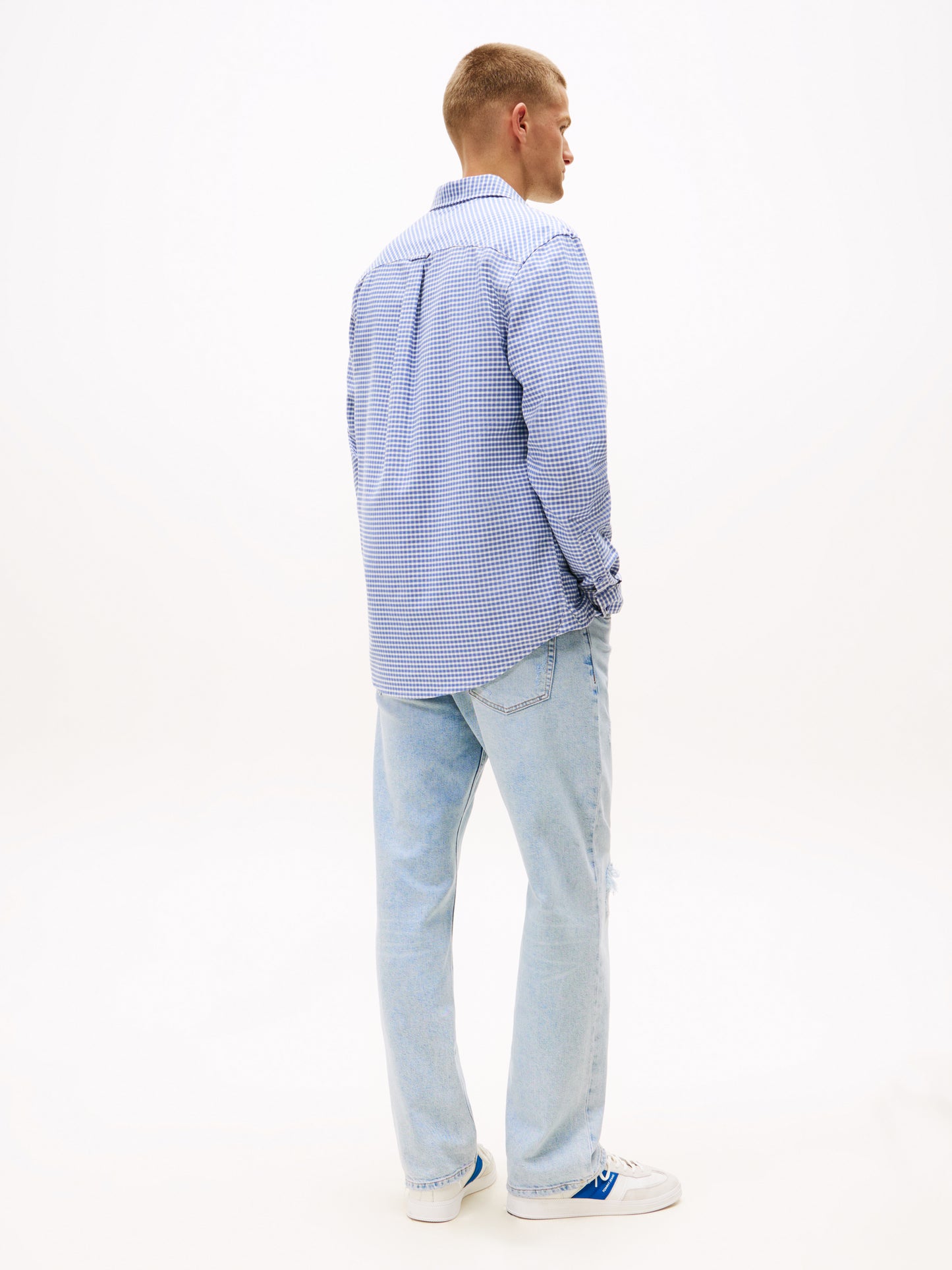 Regular Fit Oxford Check Shirt - Soft Sapphire Check