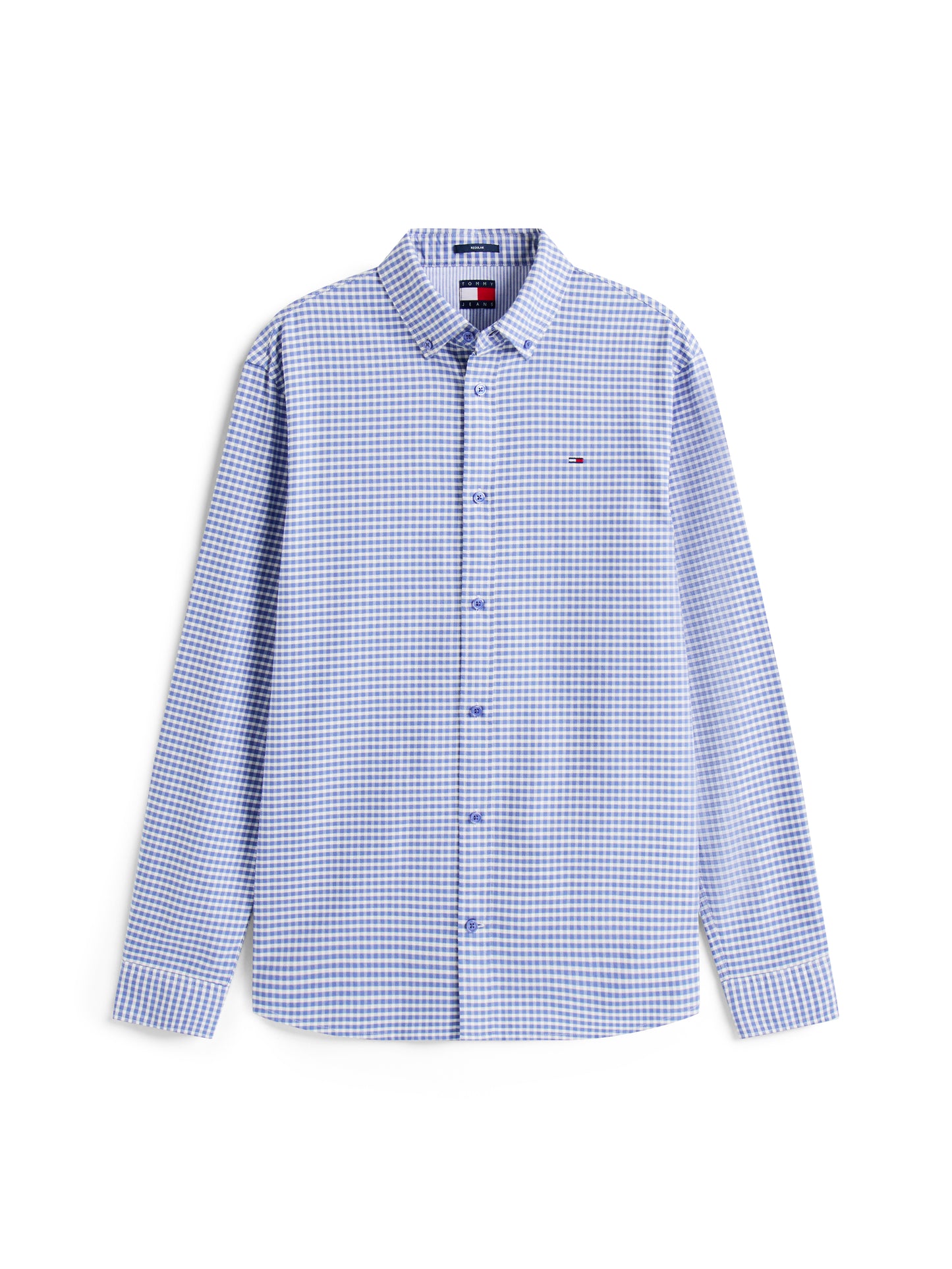 Regular Fit Oxford Check Shirt - Soft Sapphire Check