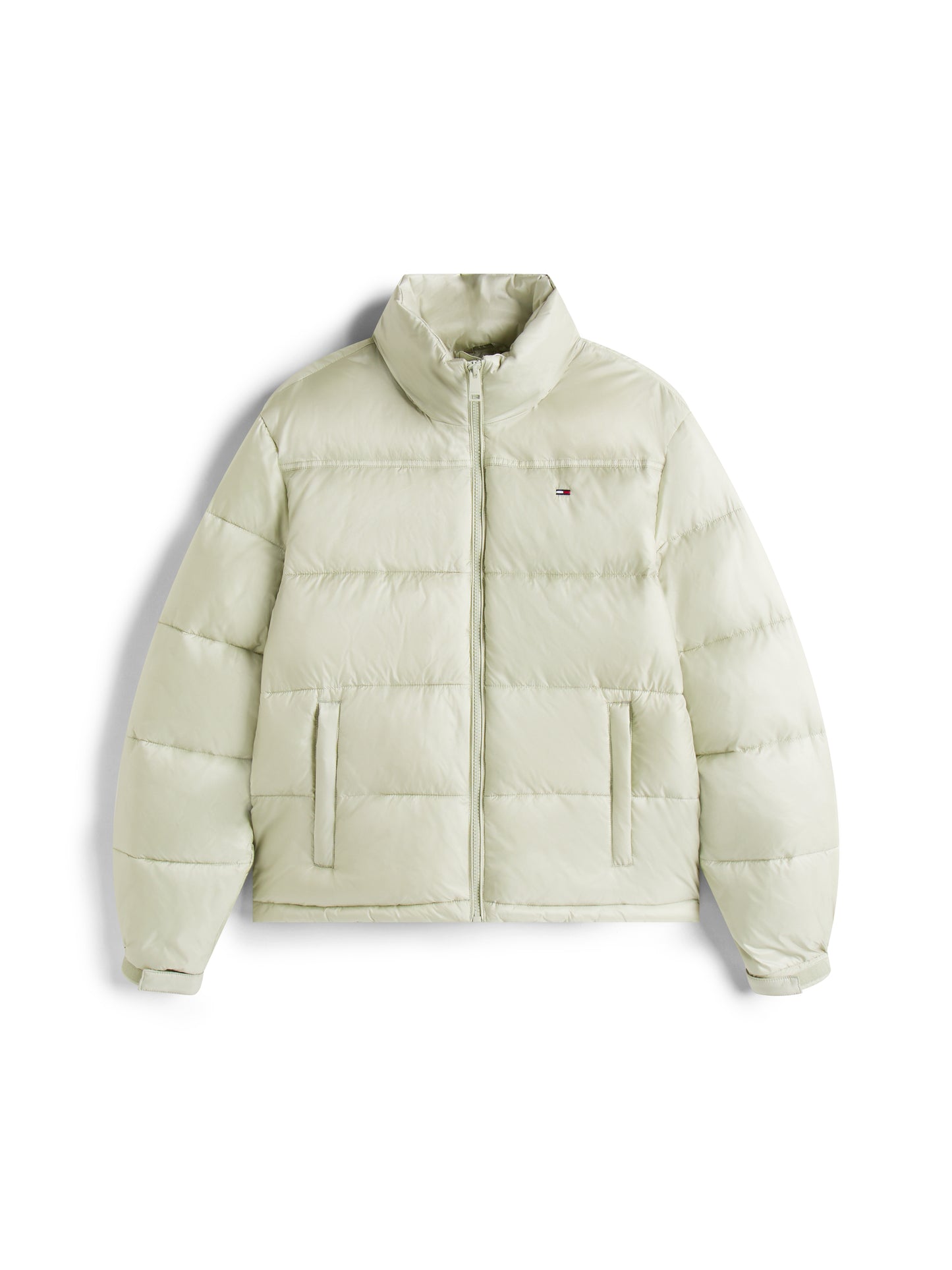 Packable Hood Relaxed Puffer Jacket - Misty Sage