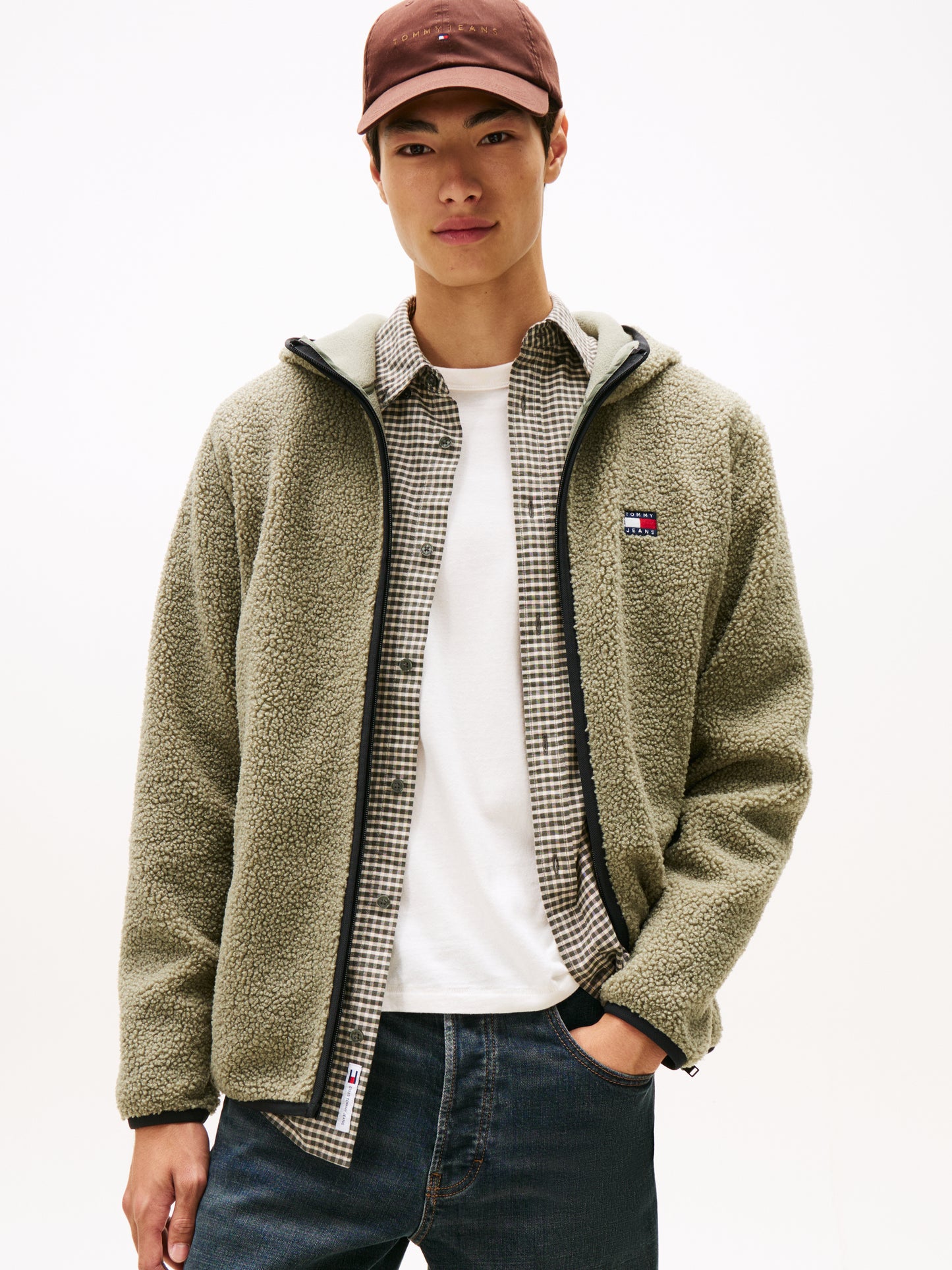 Teddy Zip-Thru Hoody - Utility Sage