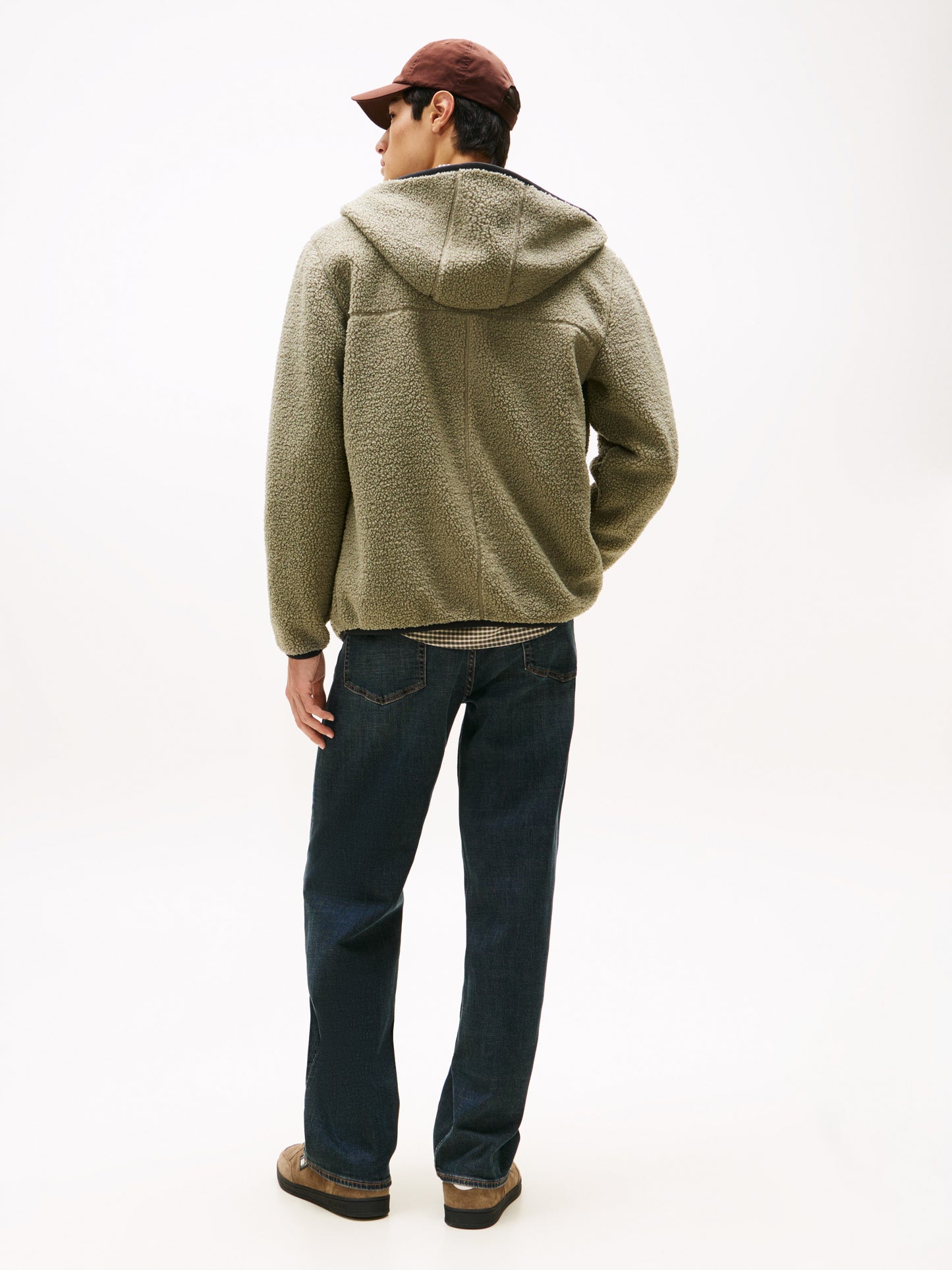 Teddy Zip-Thru Hoody - Utility Sage