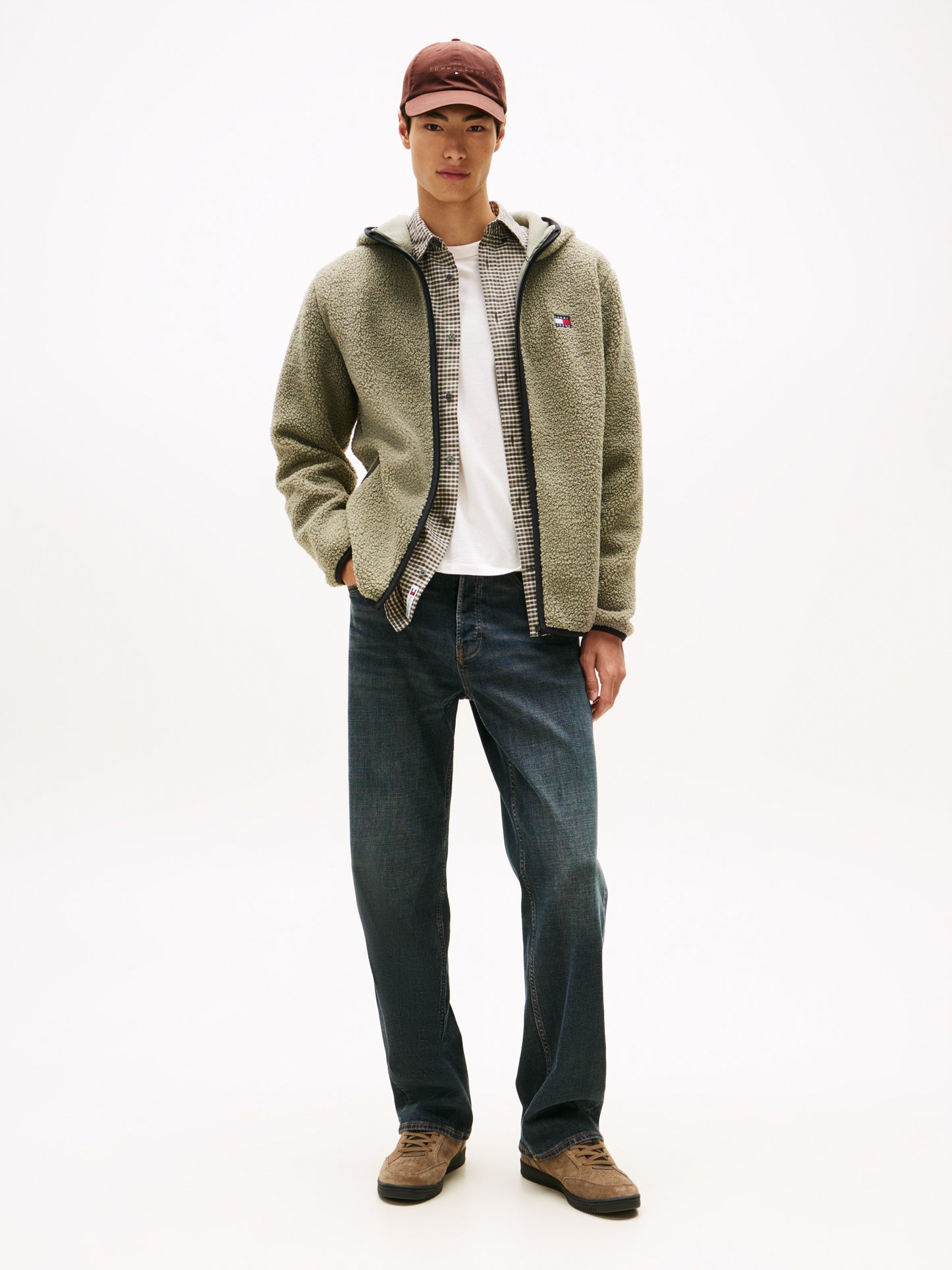 Teddy Zip-Thru Hoody - Utility Sage