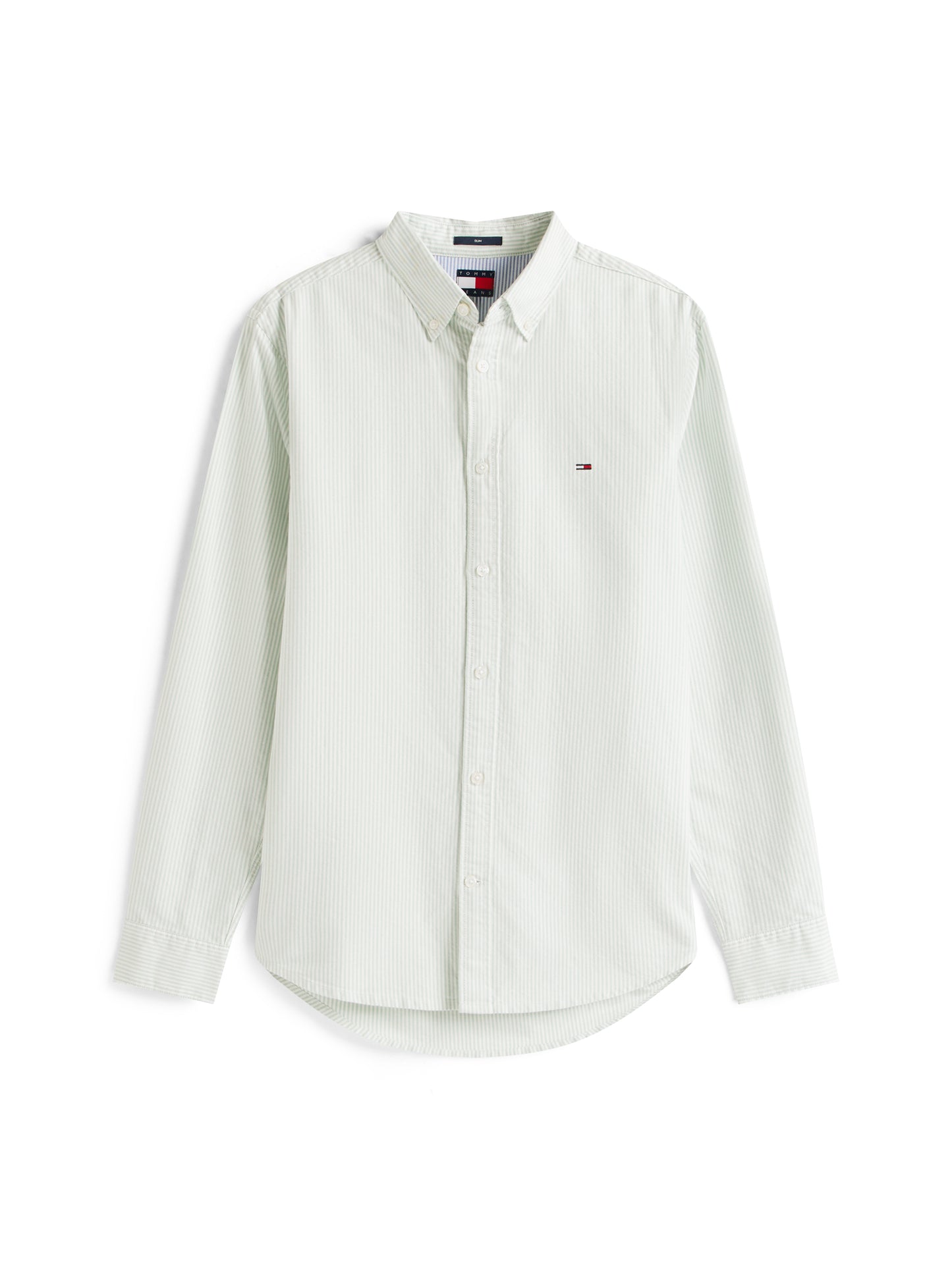Slim Stripe Oxford Shirt - Cloudy Jade Stripe