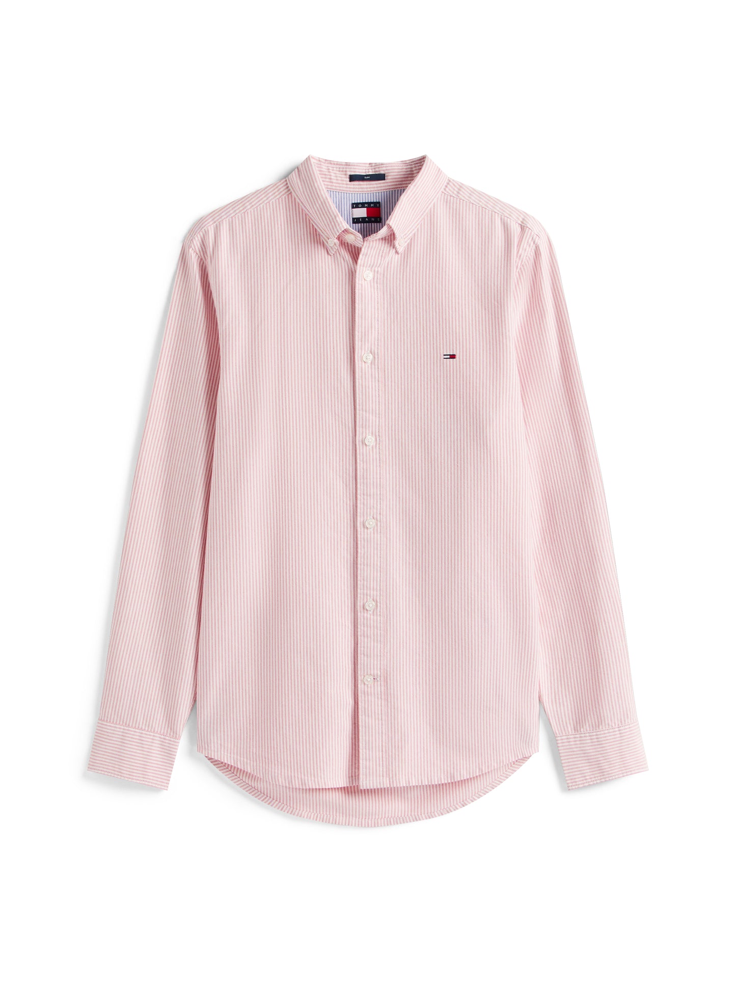 Slim Stripe Oxford Shirt - Vintage Cerise Stripe