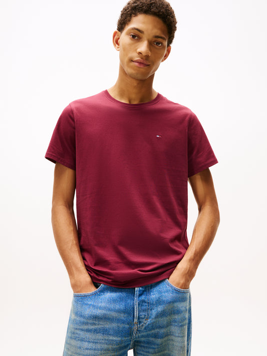 Extra Slim Jersey Tee - Red Wine