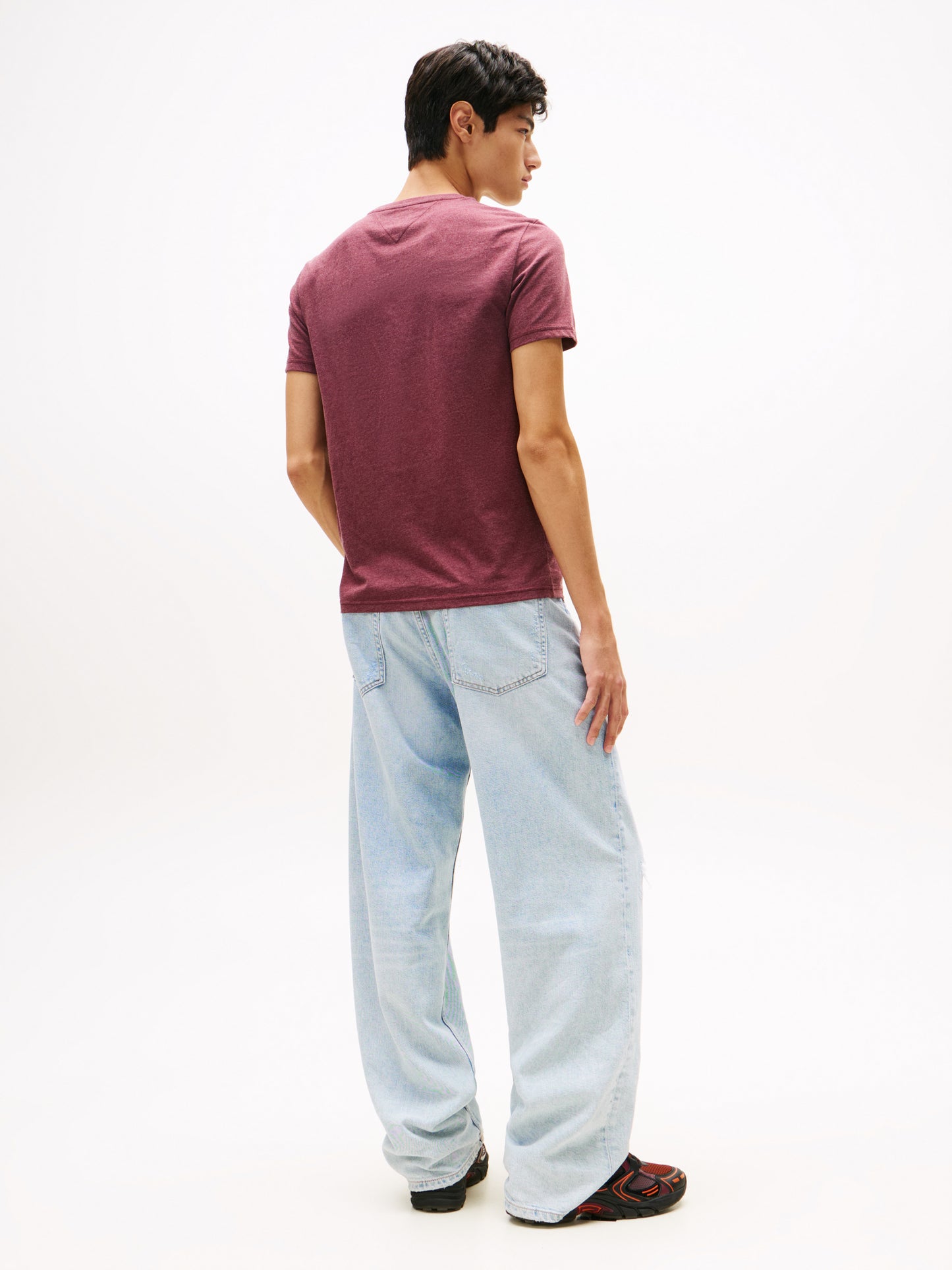 Extra Slim Jasper Tee - Red Wine