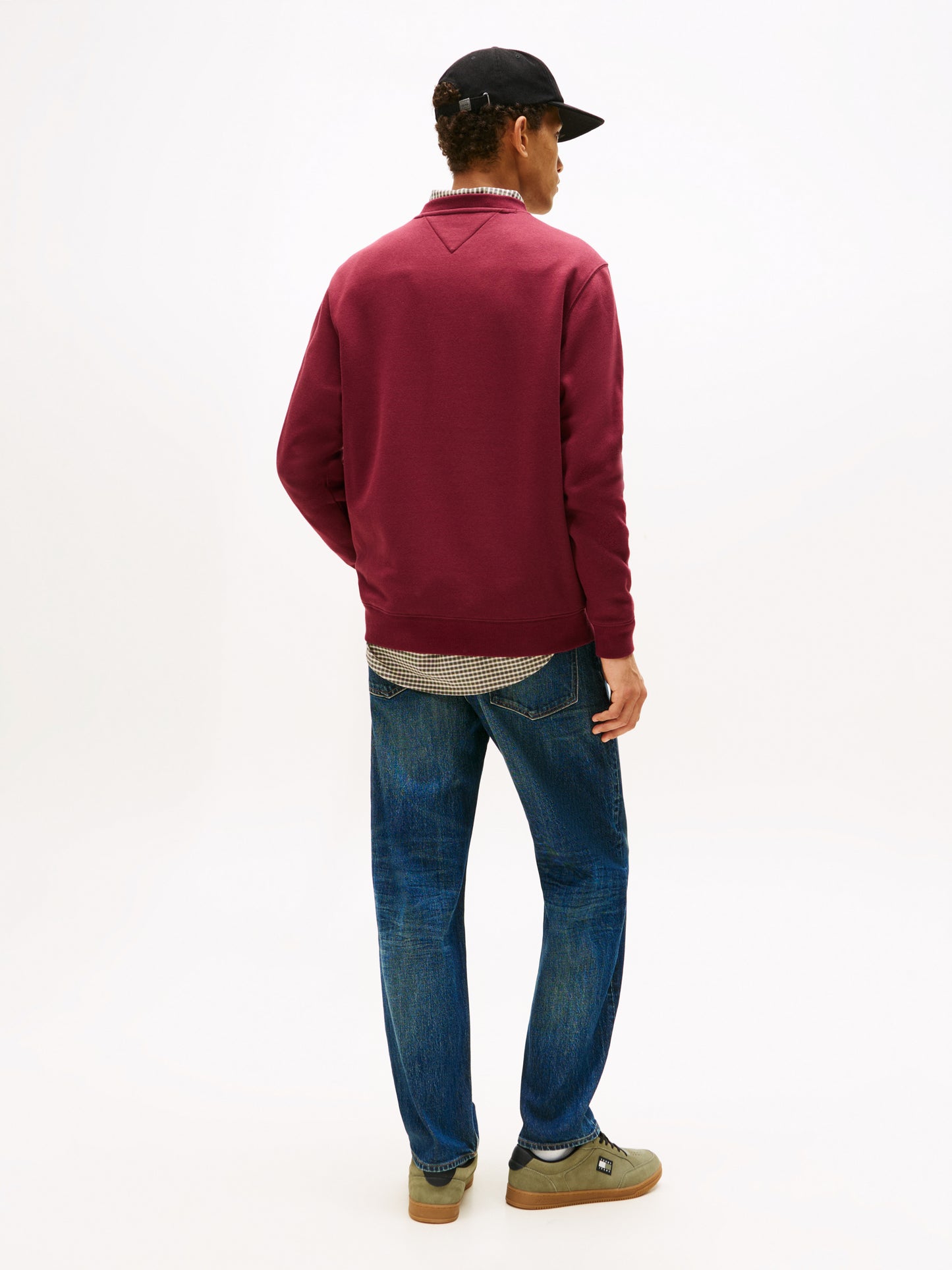 Brushed Fleece Sweatshirt - Red Wine