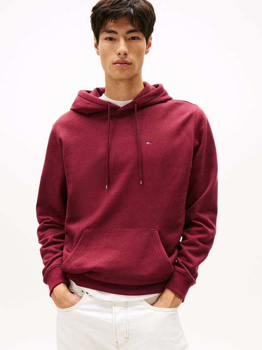 Brushed Fleece Hoody - Red Wine