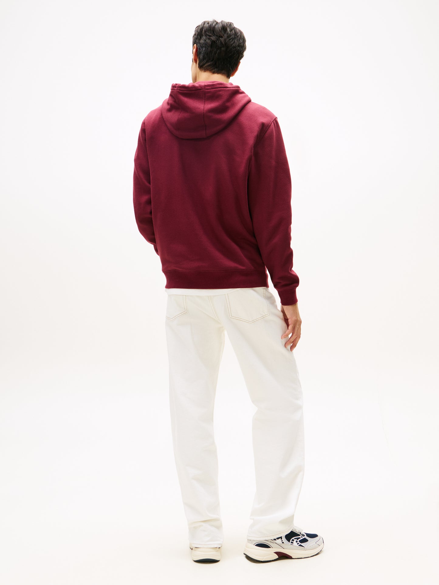 Brushed Fleece Hoody - Red Wine