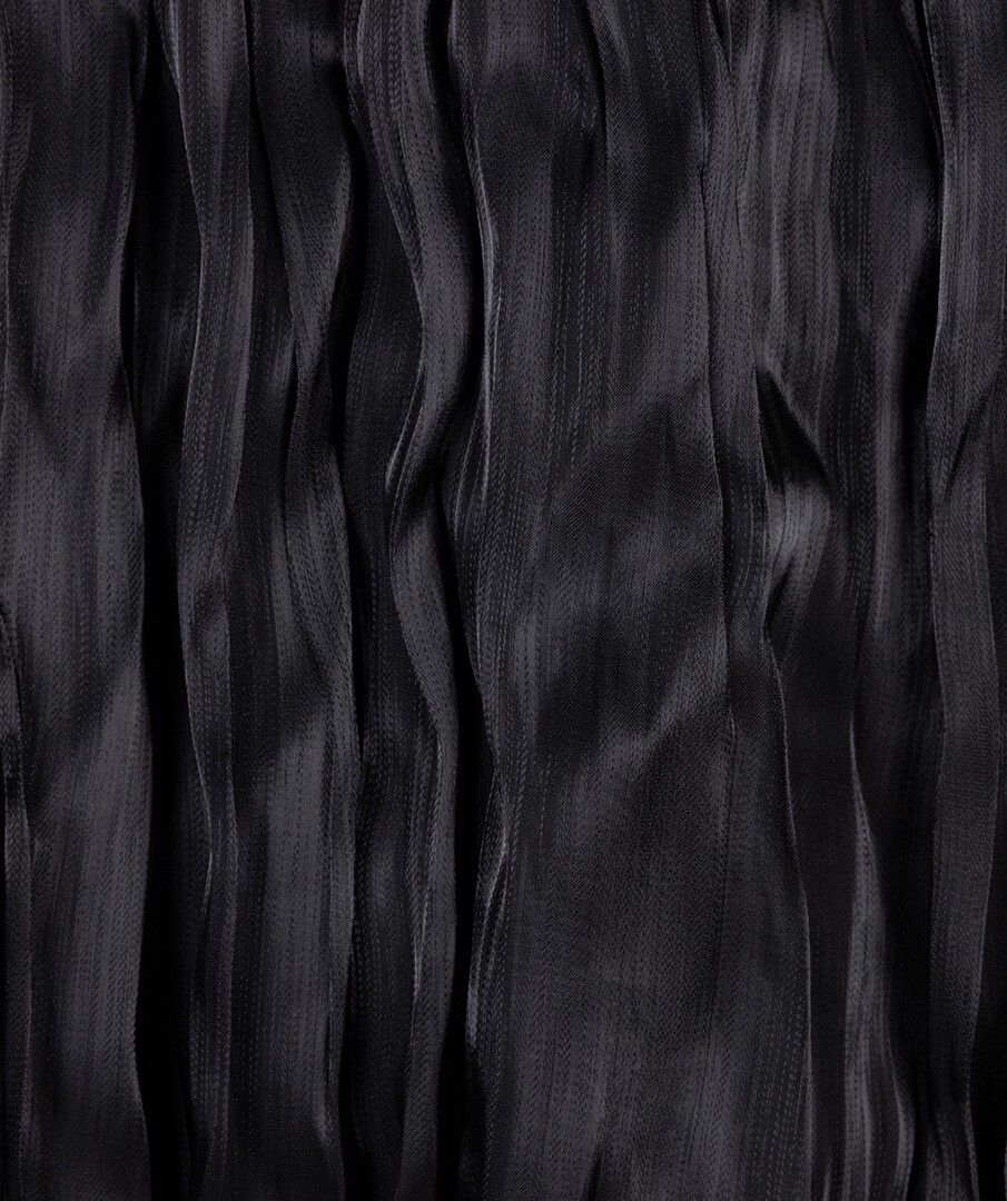 Changeant Plisse Skirt - Black