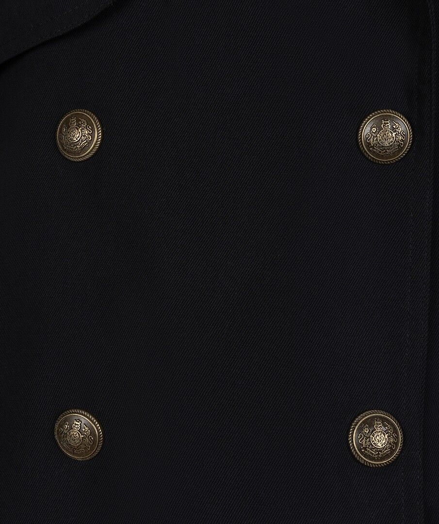 Coat Trench Bomber - Black
