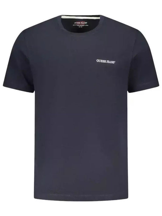 Regular Linear Logo T-Shirt - Dark Navy