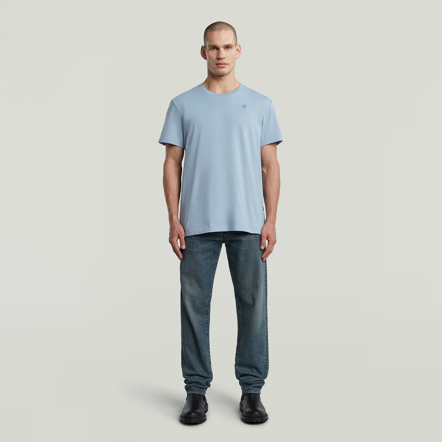 Base-S T-Shirt - Ash Blue