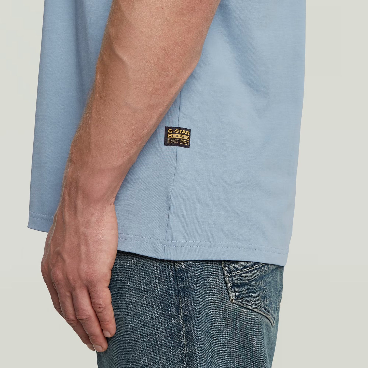 Base-S T-Shirt - Ash Blue