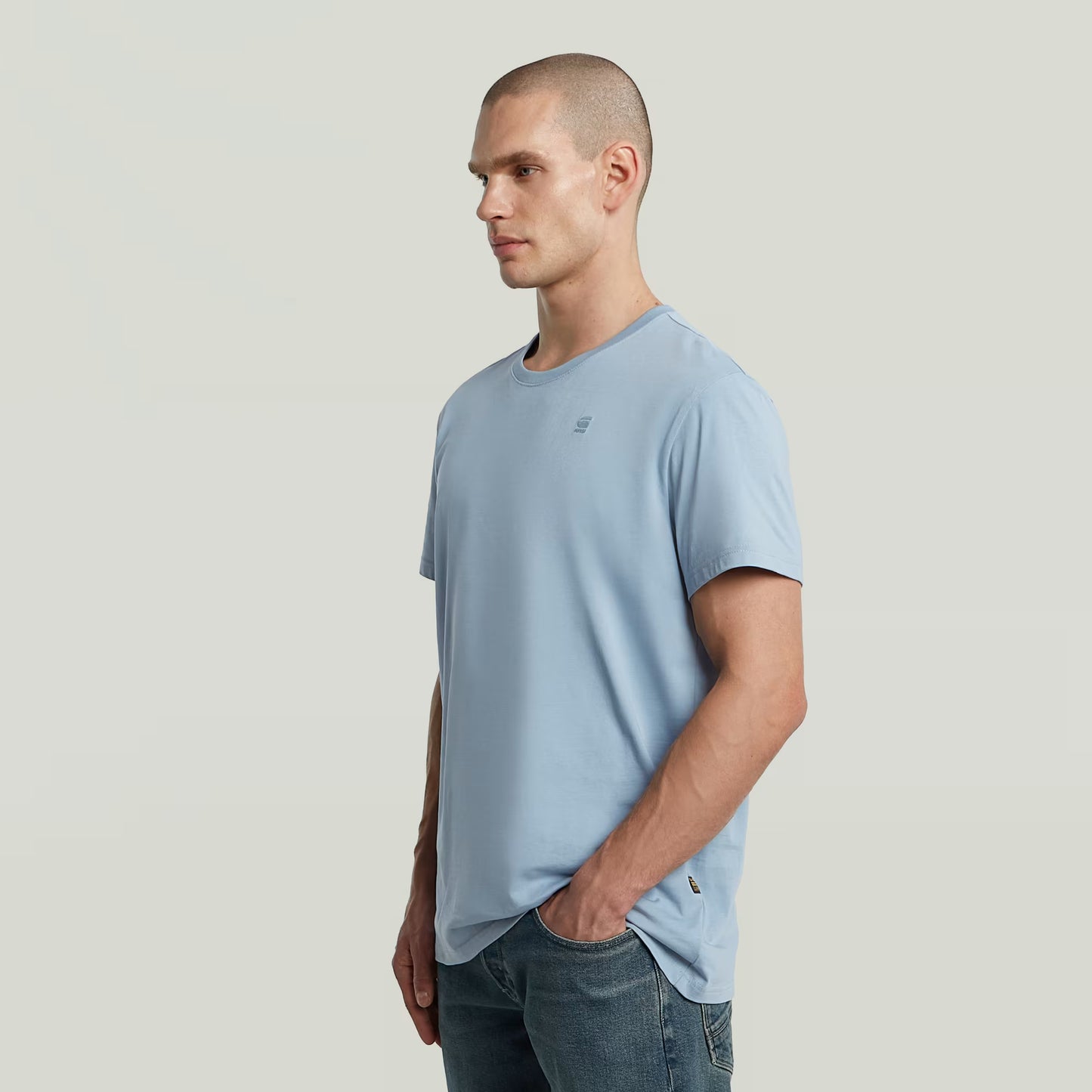 Base-S T-Shirt - Ash Blue