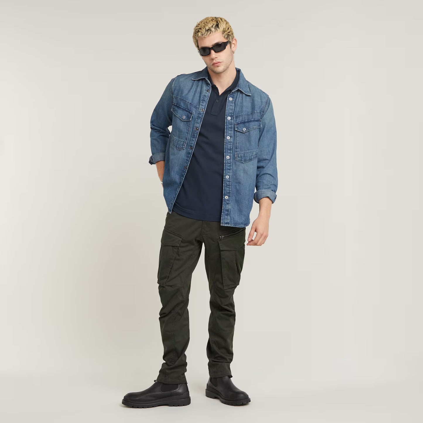 Dunda Slim Polo - Sartho Blue