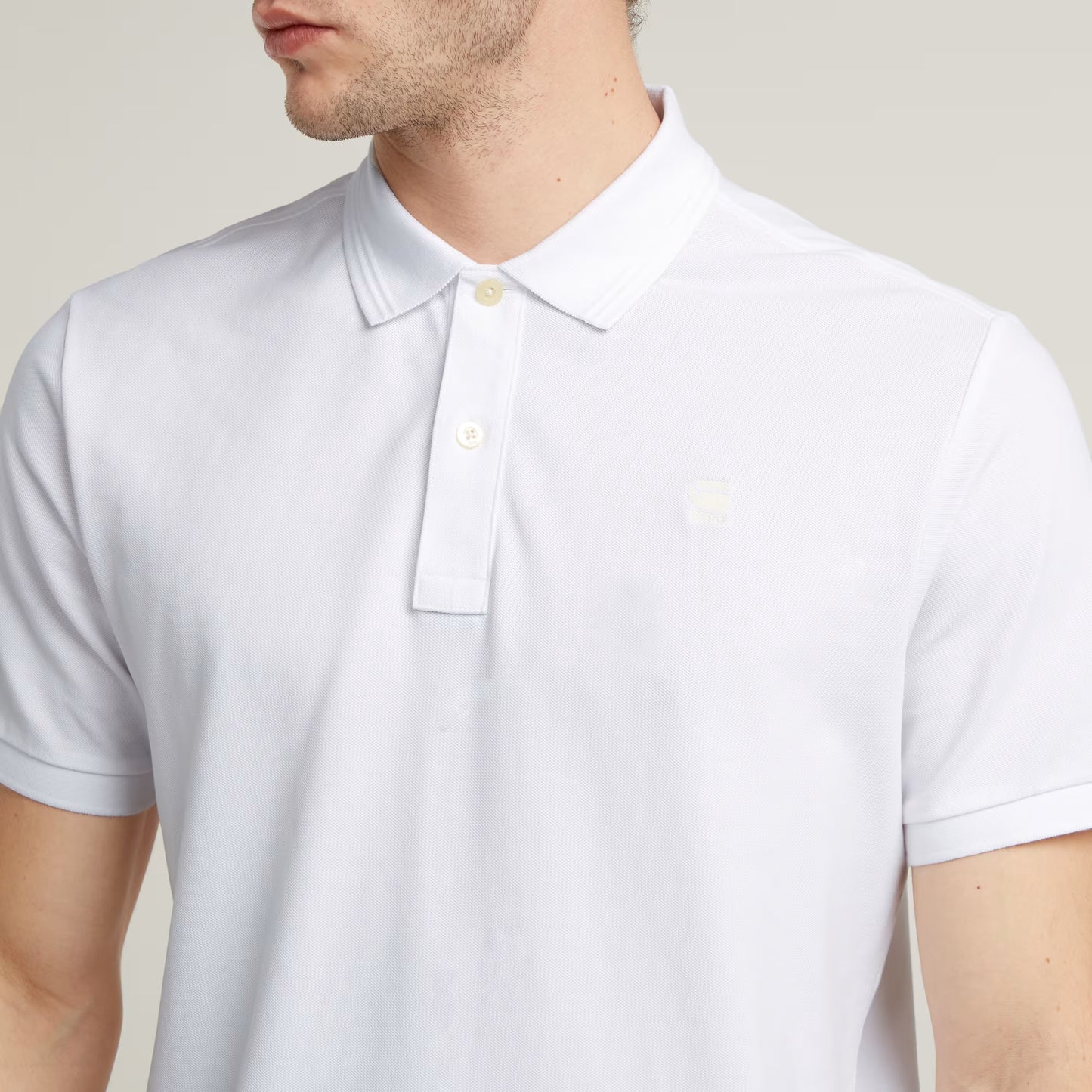 Dunda Slim Polo - White