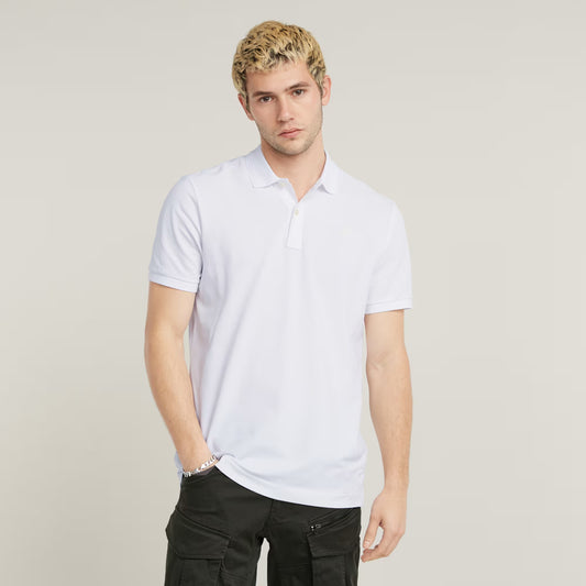 Dunda Slim Polo - White
