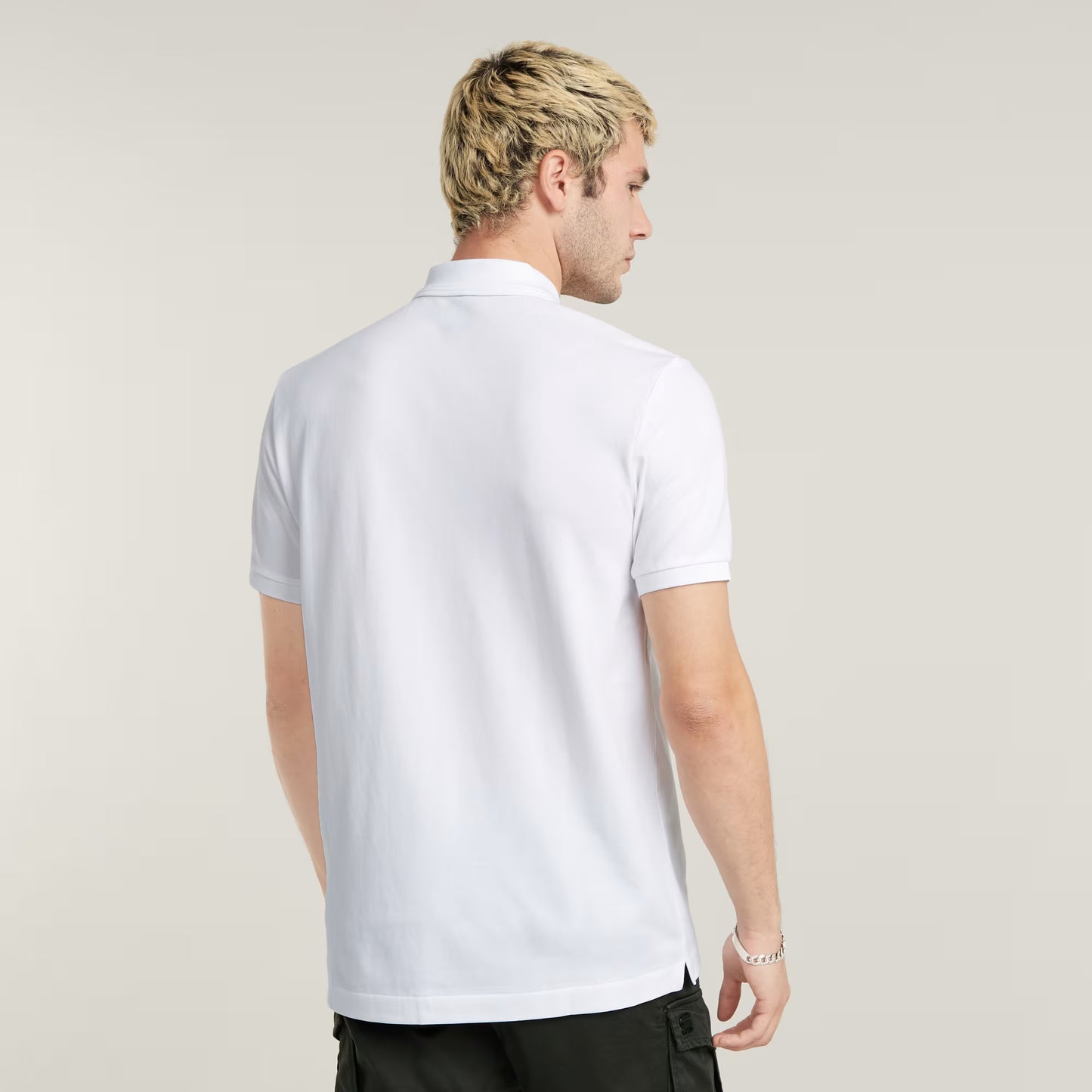 Dunda Slim Polo - White