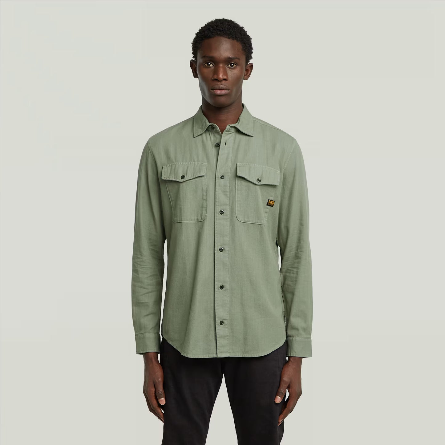Marine Slim Shirt - Green