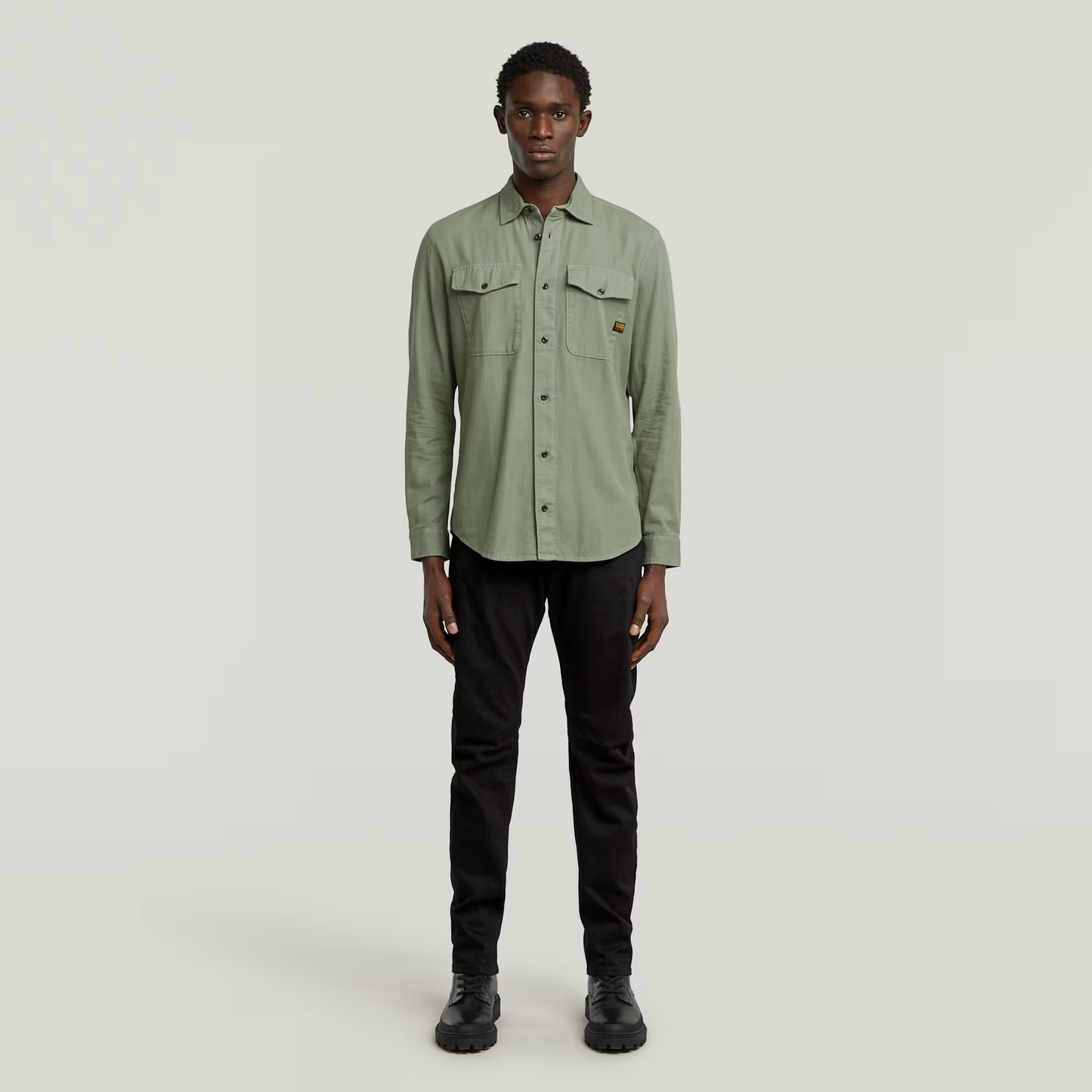 Marine Slim Shirt - Green