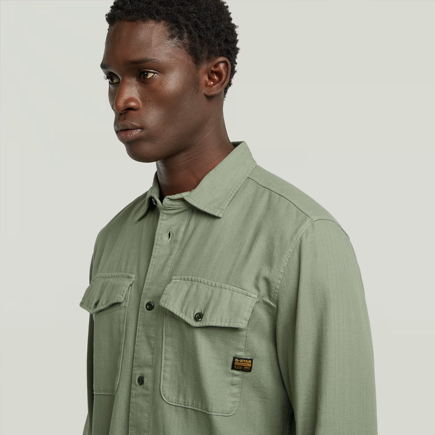 Marine Slim Shirt - Green
