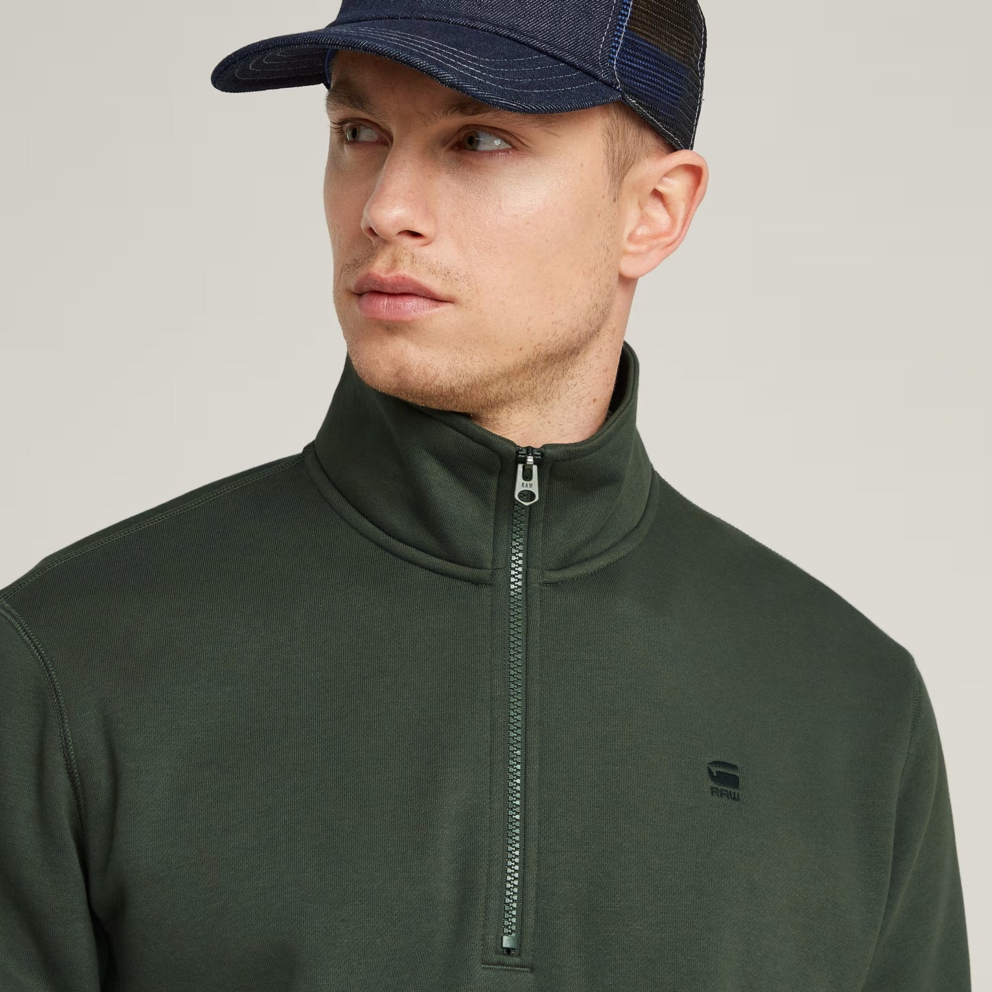 Premium Core Half Zip Sweater - Graphite