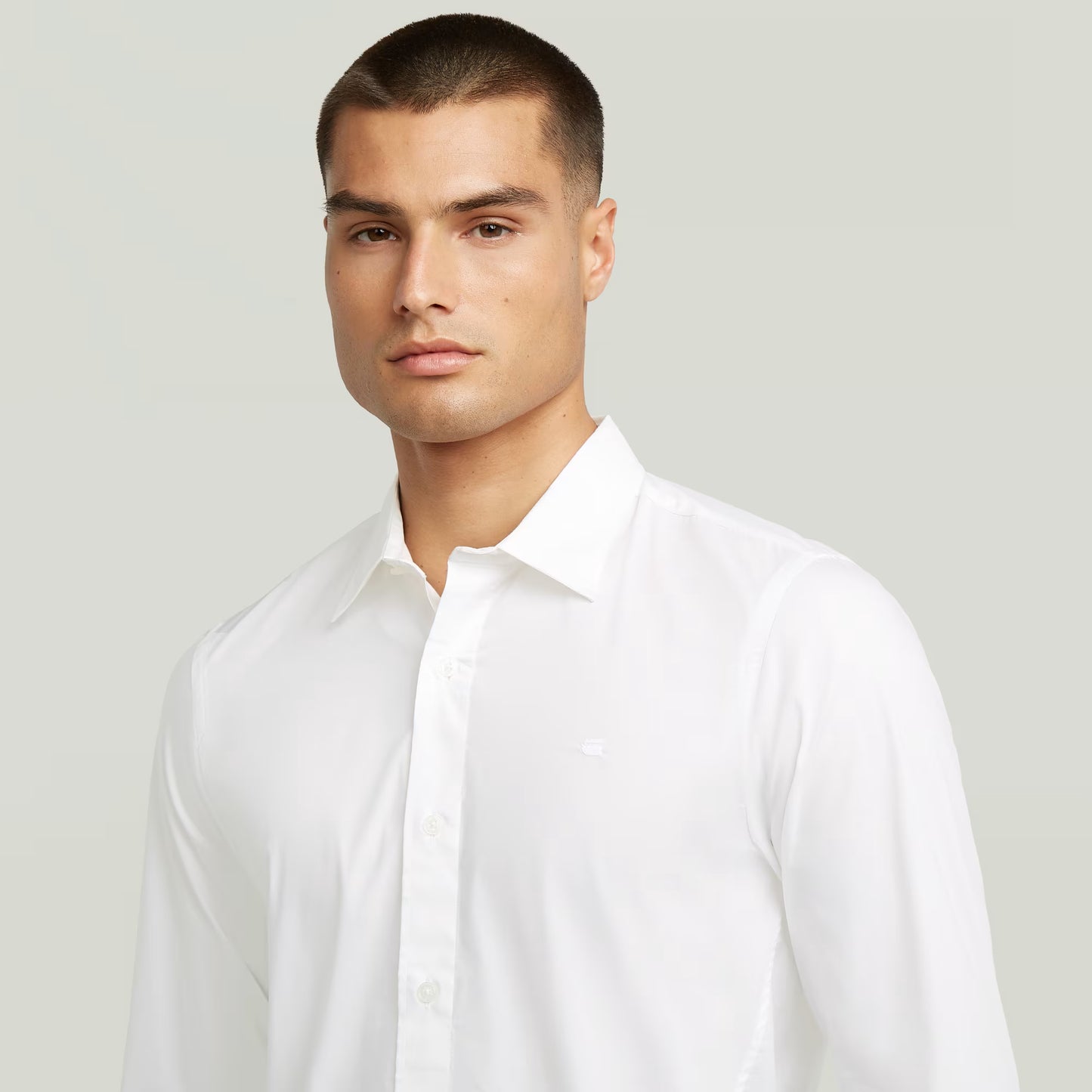 Uniform Slim Shirt - White