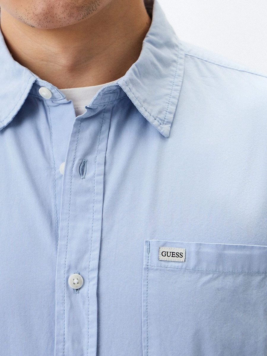 Guess Slim Fit Shirt - Light Blue