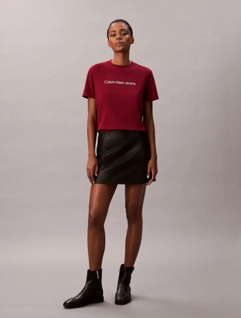 CK Classic Logo Tee - Magenta Jewel