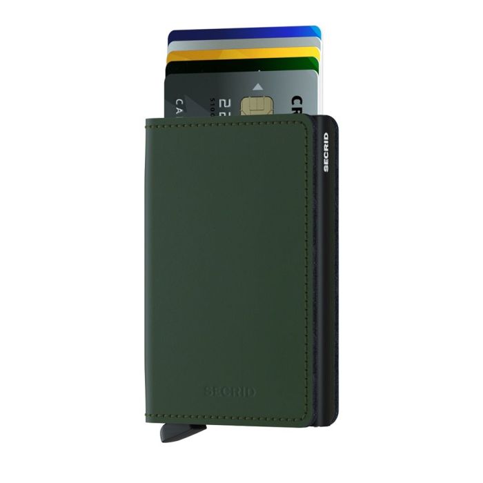 SECRID Mini Wallet - Matte Green/Black