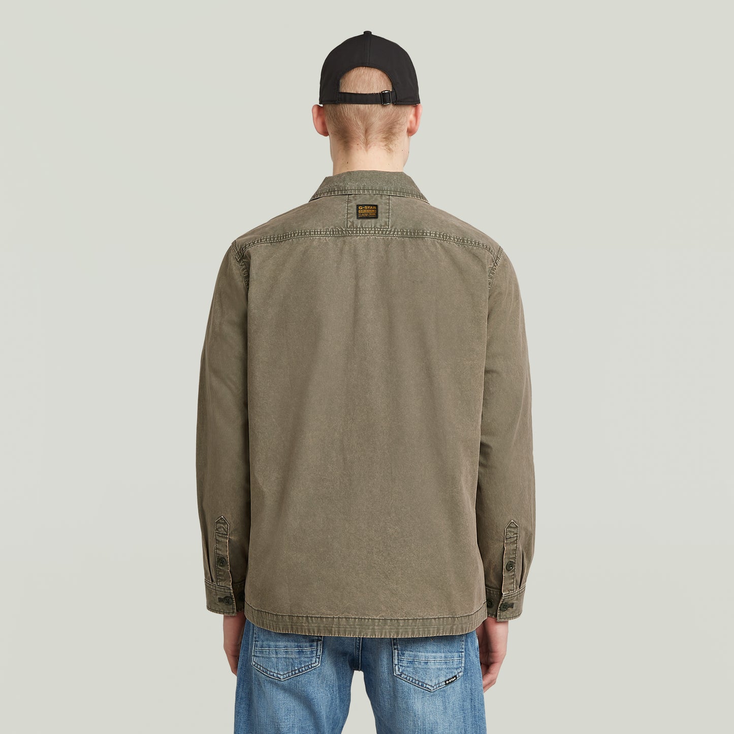 Cargo Washed Overshirt - Turf
