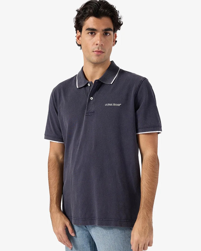 Guess Embroidered SS Tipped Polo