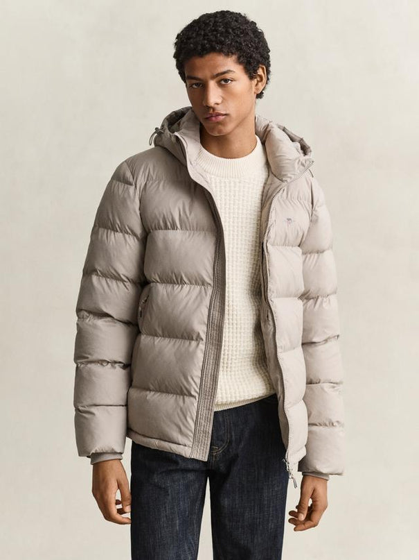 Gant Active Cloud Jacket in Mist Taupe