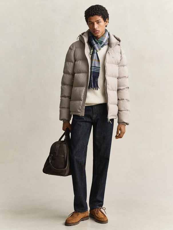 Gant Active Cloud Jacket in Mist Taupe