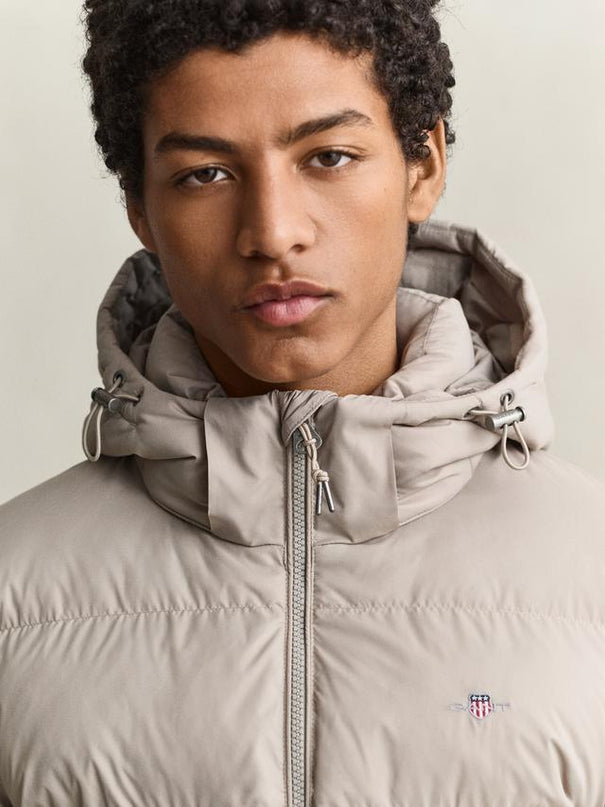 Gant Active Cloud Jacket in Mist Taupe