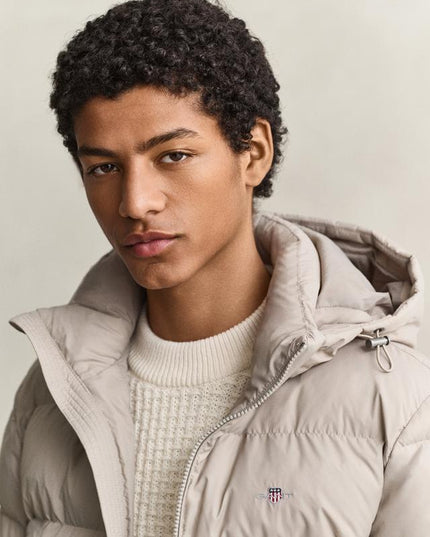 Gant Active Cloud Jacket in Mist Taupe