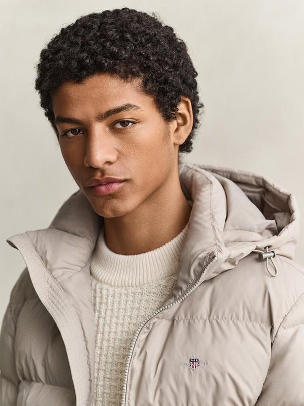 Gant Active Cloud Jacket in Mist Taupe
